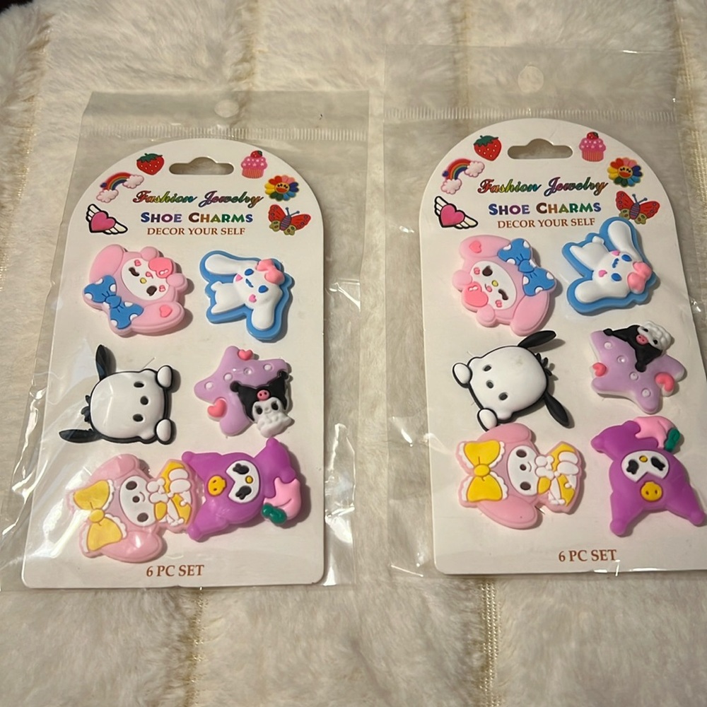 COPY - Hello kitty shoe charms new set of 2